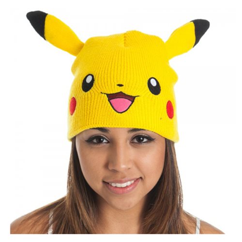 Pokemon Pikachu Beanie with Ears